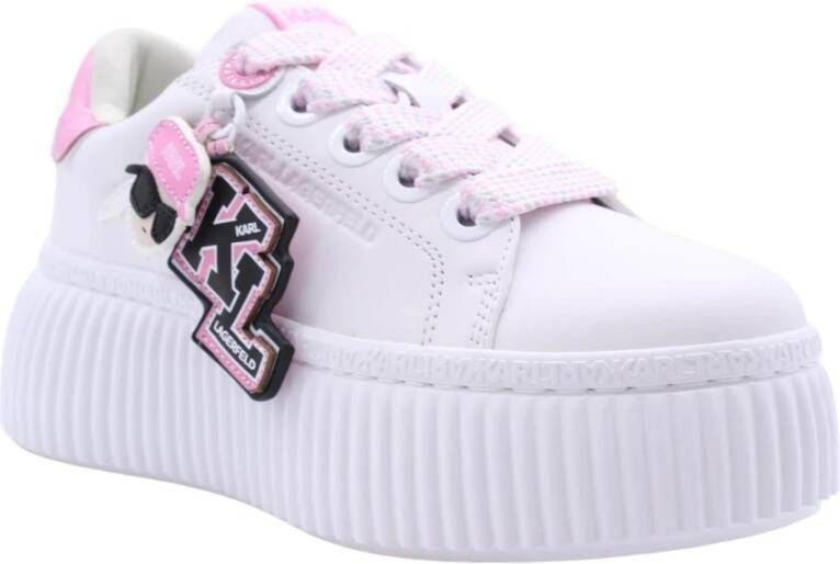 Karl Lagerfeld Luxe Sneaker Verhoog Stijl Vrouwen White Dames