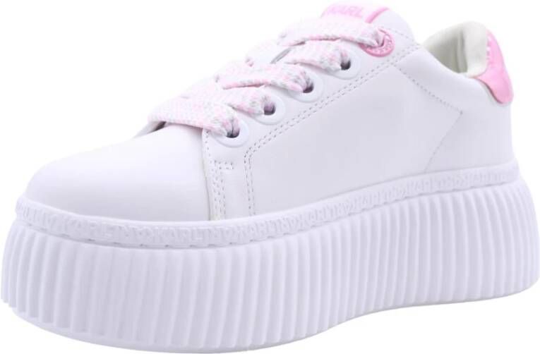 Karl Lagerfeld Luxe Sneaker Verhoog Stijl Vrouwen White Dames