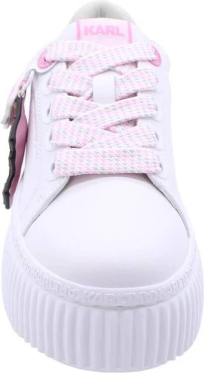 Karl Lagerfeld Luxe Sneaker Verhoog Stijl Vrouwen White Dames