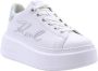 Karl Lagerfeld Luxe Sneaker Verhoog Stijl White - Thumbnail 65