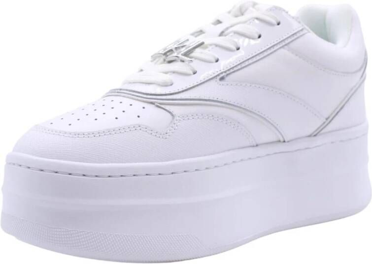 Karl Lagerfeld Luxe Plimiri Sneakers voor Vrouwen White Dames