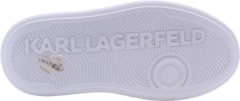 Karl Lagerfeld Luxe Plimiri Sneakers voor Vrouwen White Dames