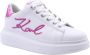 Karl Lagerfeld Luxe Sneaker Verhoog Stijl White - Thumbnail 32