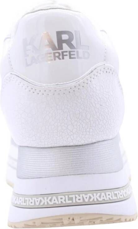 Karl Lagerfeld Luxe Sneaker voor Vrouwen White Dames