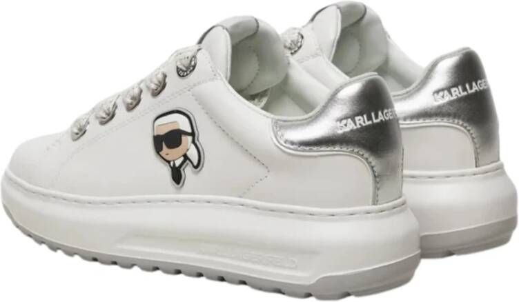 Karl Lagerfeld Sneakers kapri lug kl67530 wit lthr White Dames