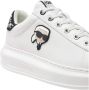 Karl Lagerfeld Sneakers kapri nft mirror studs kl62529m white lthr White Dames - Thumbnail 2