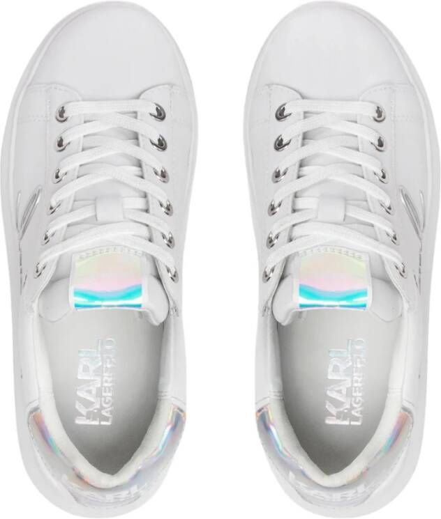 Karl Lagerfeld Sneakers kapri signia kl62510a wit lthr White Dames