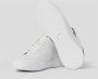 Karl Lagerfeld men's shoes leather trainers sneakers Kapri Run K Ikonik Wit Heren - Thumbnail 8