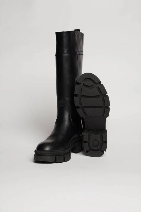 Karl Lagerfeld Stijlvolle Aria Riding Boot Hi Black Dames