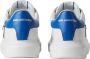 Karl Lagerfeld Wit Blauw Heren Sneakers Kl52528 White Heren - Thumbnail 4