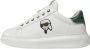 Karl Lagerfeld Witte Heren Sneakers Kapri Stijl White Heren - Thumbnail 2