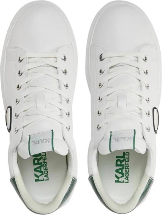 Karl Lagerfeld Witte Heren Sneakers Kapri Stijl White Heren