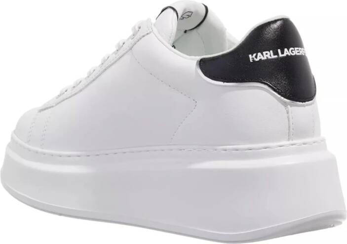 Karl Lagerfeld Witte Lace Loafer met Logo Details White Dames