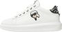 Karl Lagerfeld Witte Leren Sneakers Kapri Kl62529N White Dames - Thumbnail 2