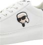 Karl Lagerfeld Witte Leren Sneakers Kapri Kl62530N White Dames - Thumbnail 3