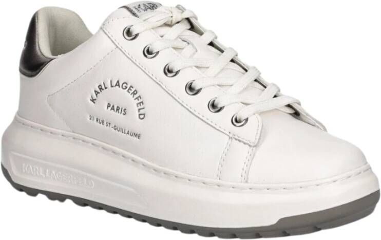 Karl Lagerfeld Witte Maison Sneakers White Dames