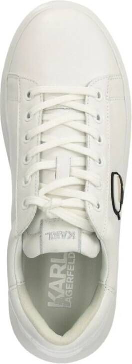 Karl Lagerfeld Witte Mono Herensneakers White Heren