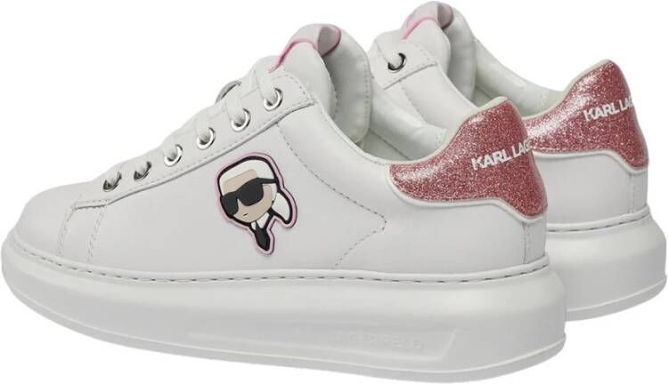 Karl Lagerfeld Witte Sneaker Kapri Kl62530N White Dames