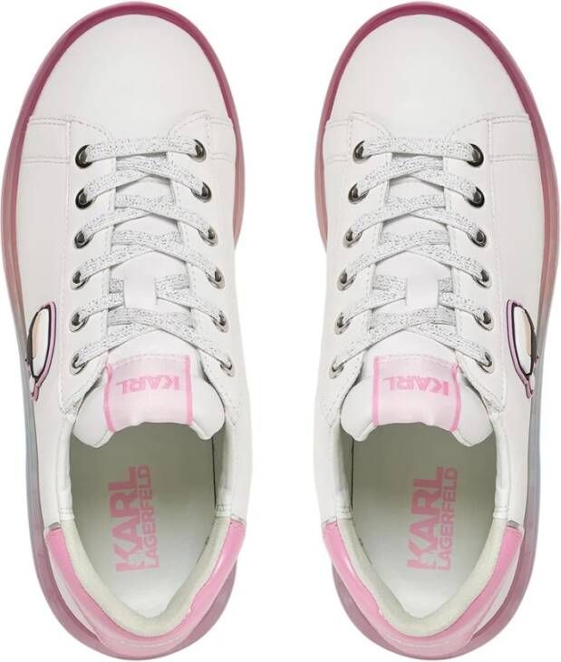 Karl Lagerfeld Witte Sneaker Kapri Kushion White Dames