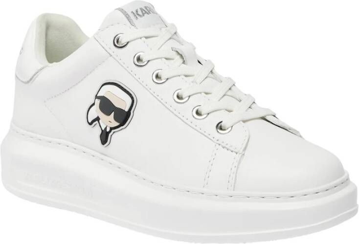 Karl Lagerfeld Witte Sneakers Kapri Kl62530N White Dames