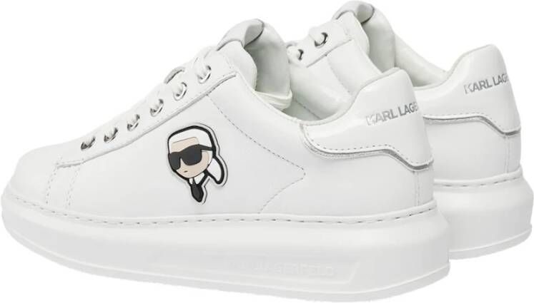 Karl Lagerfeld Witte Sneakers Kapri Kl62530N White Dames