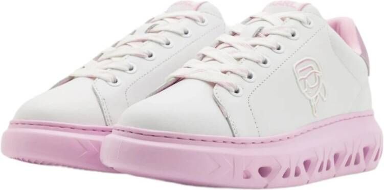 Karl Lagerfeld Witte Sneakers Kapri Kl64530N Vrouwen White Dames