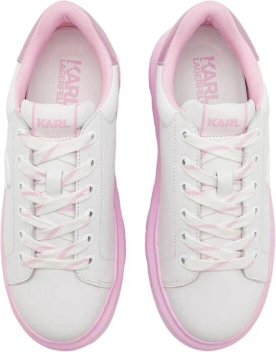 Karl Lagerfeld Witte Sneakers Kapri Kl64530N Vrouwen White Dames