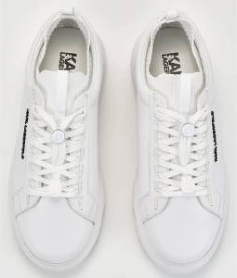 Karl Lagerfeld Witte Sneakers Regular Fit White Heren