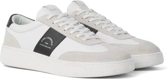 Karl Lagerfeld Witte Sneakers Regular Fit White Heren