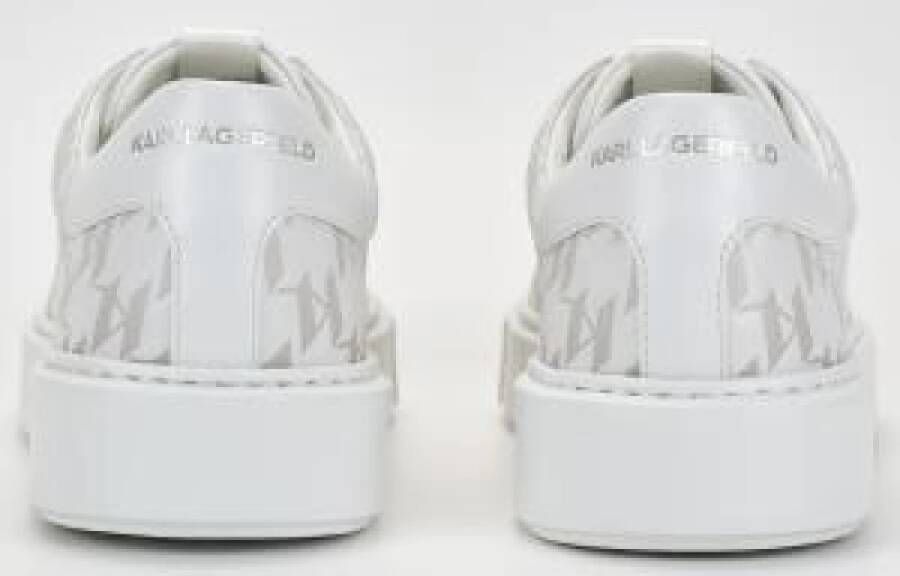 Karl Lagerfeld Witte Sneakers Regular Fit White Heren