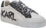 Karl Lagerfeld Witte Sneakers Skool Kl60190 Multicolor Dames - Thumbnail 2