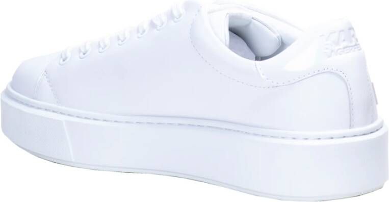 Karl Lagerfeld Witte Veterschoenen Maxi Cup White Heren