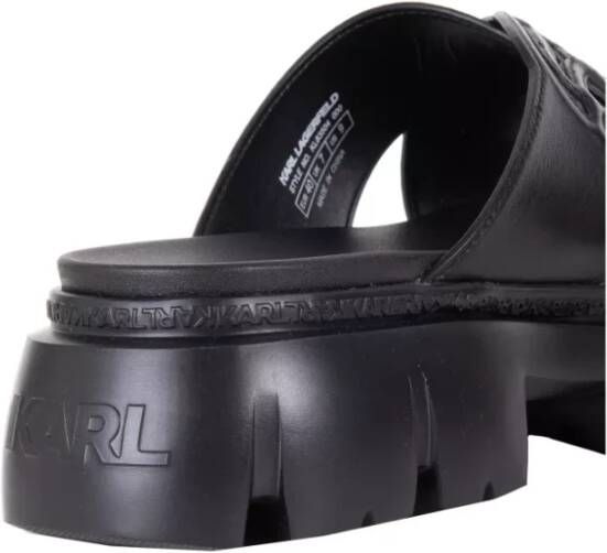 Karl Lagerfeld Zwarte Slippers Black Dames