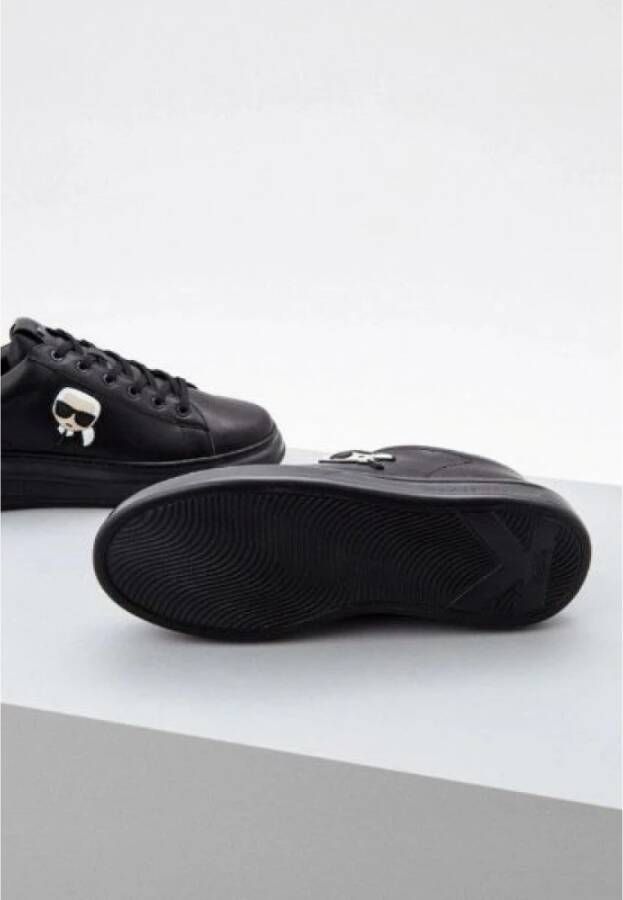 Karl Lagerfeld Zwarte Sneakers van Zwart Heren