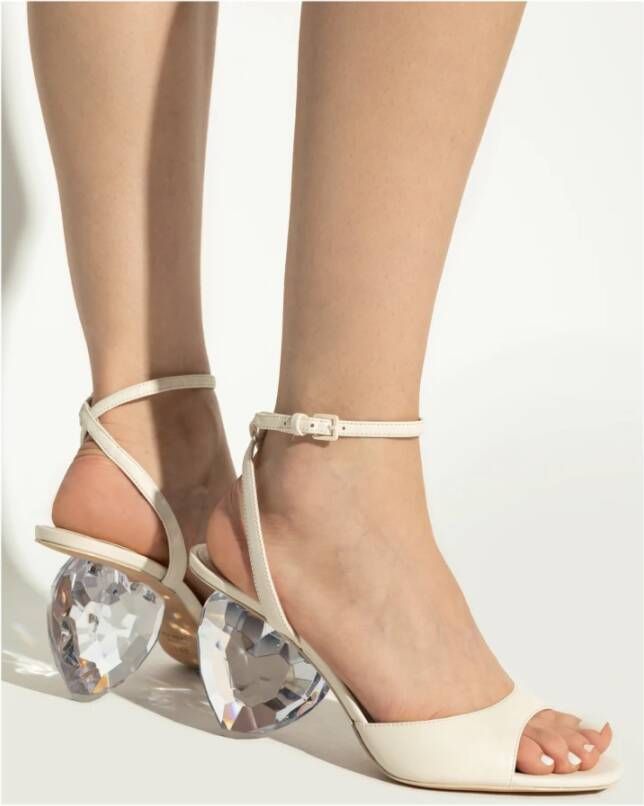 Kate Spade Hartvormige hak sandalen Beige Dames