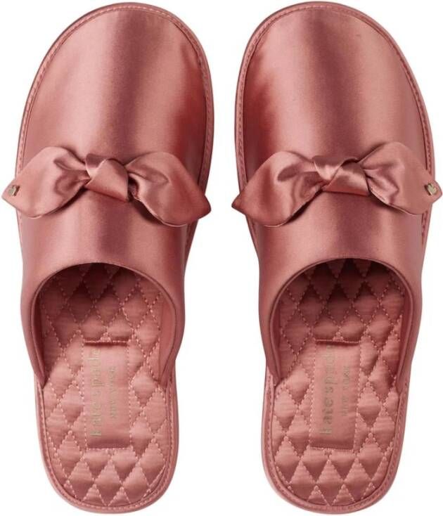 Kate Spade Lawson satijnen slippers Roze Dames