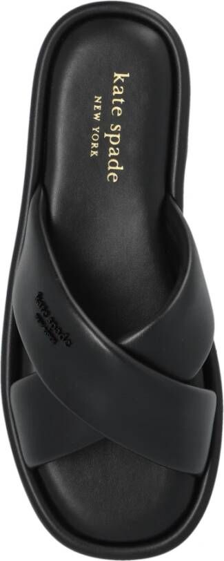 Kate Spade Sloffen met logo Black Dames