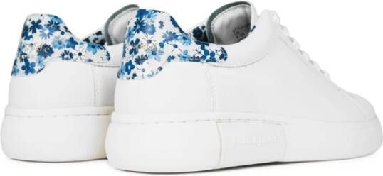 Kate Spade Witte Logo Sneakers Rubberen Zool Leer White Dames