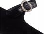 Kate Spade Zwarte Velvet Blokhak Sandalen Black Dames - Thumbnail 4