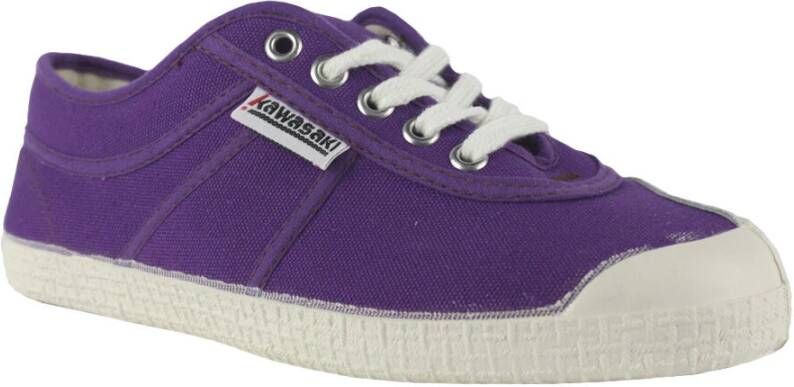 Kawasaki Klassieke Canvas Sneakers Purple Heren