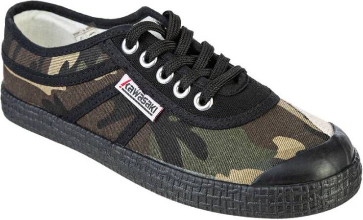 Kawasaki Camouflage Canvas Sneakers Multicolor Heren