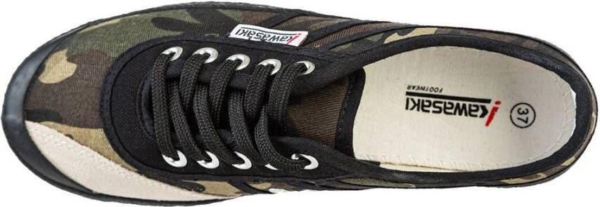 Kawasaki Camouflage Canvas Sneakers Multicolor Heren