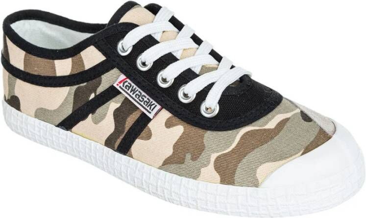 Kawasaki Camouflage Canvas Sneakers Multicolor Heren