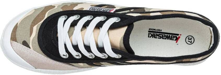 Kawasaki Camouflage Canvas Sneakers Multicolor Heren