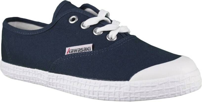 Kawasaki Canvas Sneakers Blue Heren