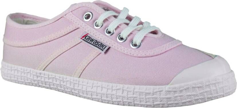 Kawasaki Originele Canvas Sneakers Pink Dames