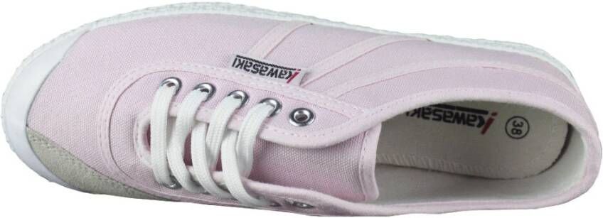 Kawasaki Originele Canvas Sneakers Pink Dames