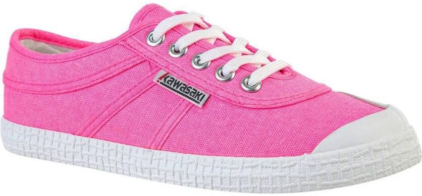 Kawasaki Originele Canvas Sneakers Pink Dames