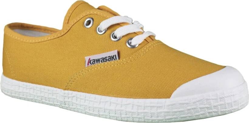 Kawasaki Moderne Canvas Sneakers Yellow Heren