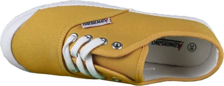 Kawasaki Moderne Canvas Sneakers Yellow Heren